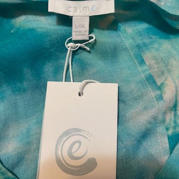 Calme V Neck Maxi Kaftan Dress, size L/XL - Picture 4 of 5